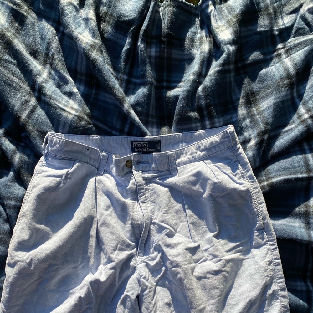 Polo Ralph Lauren Blue Khaki Shorts